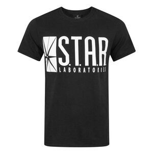 Flash Mens TV Star Laboratories T-Shirt / Black